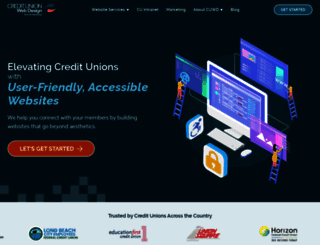 creditunionwebdesign.com screenshot