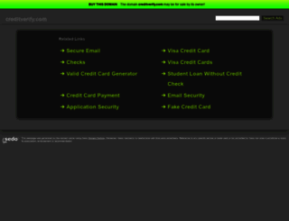 creditverify.com screenshot