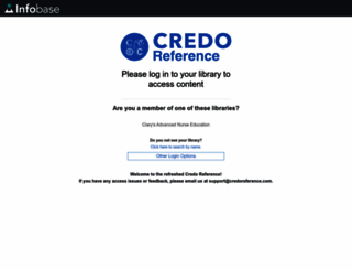 credoreference.com screenshot
