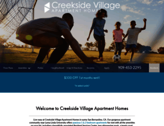 creeksidevillage-mgproperties.securecafe.com screenshot