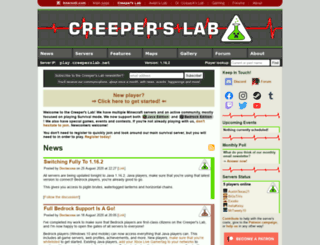 creeperslab.net screenshot