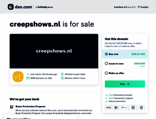 creepshows.nl screenshot