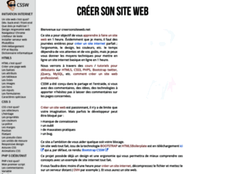 creersonsiteweb.net screenshot