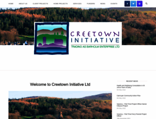 creetowninitiative.co.uk screenshot