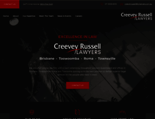 creeveyrussell.com.au screenshot