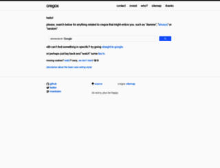 cregox.com screenshot