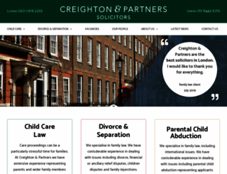 creighton.co.uk screenshot