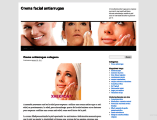 cremafacial.wordpress.com screenshot