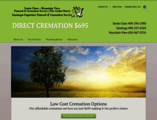 cremationfuneralhomes.com screenshot