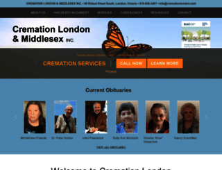 cremationlondon.com screenshot