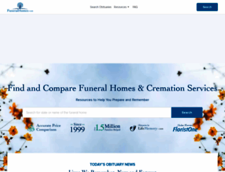 cremations.com screenshot