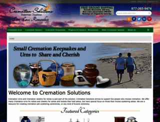 cremationsolutions.com screenshot