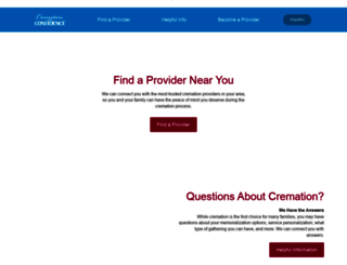 cremationwithconfidence.com screenshot