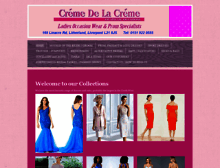 cremedelacreme-boutique.co.uk screenshot