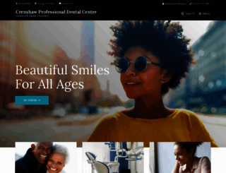 crenshawdental.com screenshot