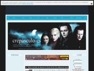 crepusculo-es.com screenshot