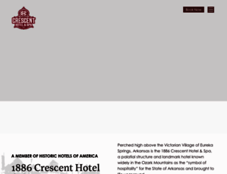 crescent-hotel.com screenshot