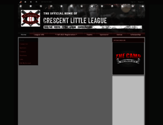 crescentlittleleague.org screenshot