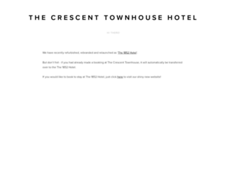 crescenttownhouse.com screenshot