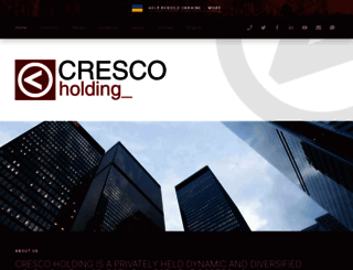 crescoholding.com screenshot
