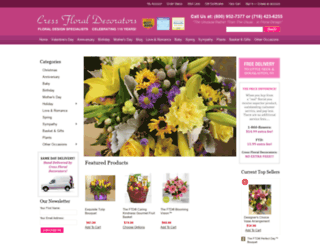 cressflowers.com screenshot