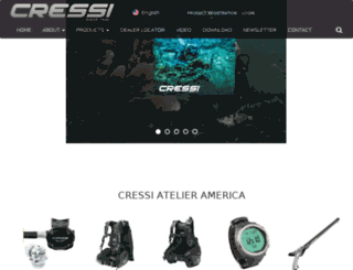 cressi-sub.it screenshot