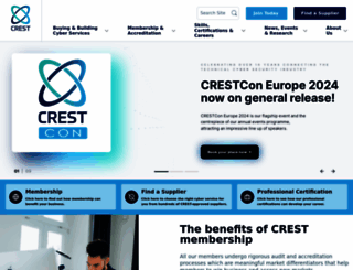 crest-approved.org screenshot