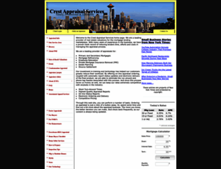 crestappraisals.com screenshot