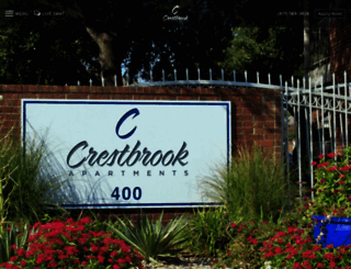 crestbrookapartments.com screenshot