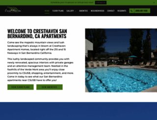 cresthaven-apartments.com screenshot