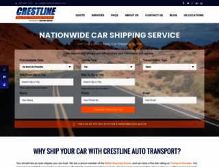 crestlineautotransport.com screenshot