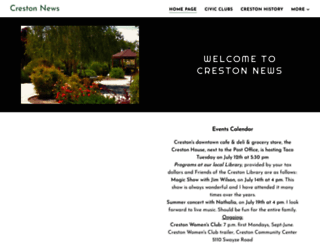 crestonnews.org screenshot