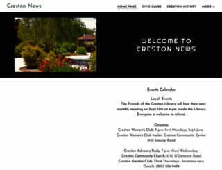 crestonnews.org screenshot