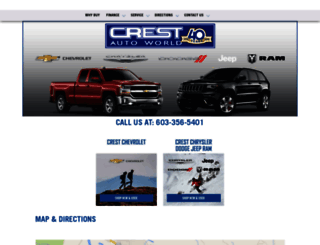 cresttruckequipment.com screenshot