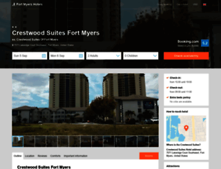 crestwood-suites-of.fortmyers-hotels.com screenshot