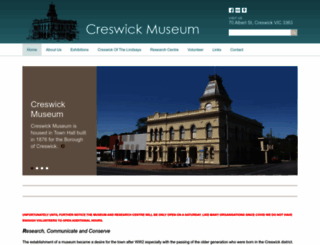 creswickmuseum.org.au screenshot