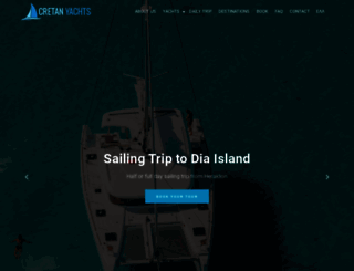 cretan-yachts.com screenshot