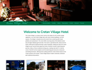 cretanvillagehotel.com screenshot