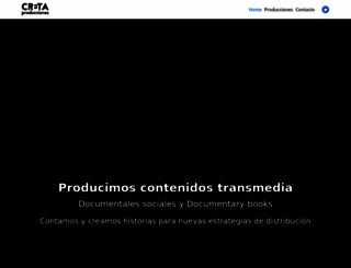cretaproducciones.com screenshot