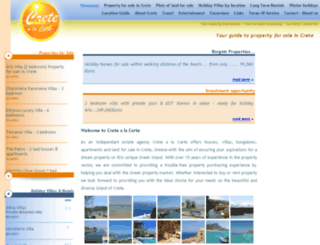 crete-alacarte.com screenshot