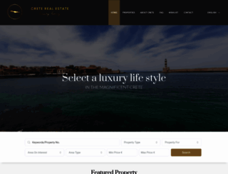 crete-real-estate.com screenshot
