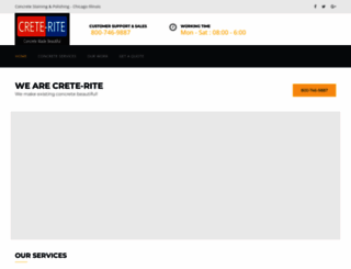 crete-rite.com screenshot
