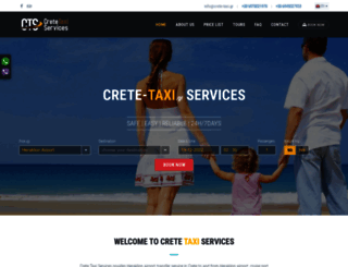 crete-taxi.gr screenshot