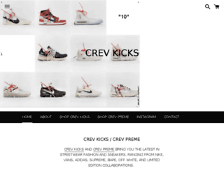 crevkicks.com screenshot