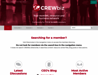 crewbiz.crewnetwork.org screenshot