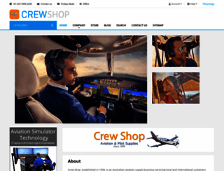 crewshop.com.au screenshot