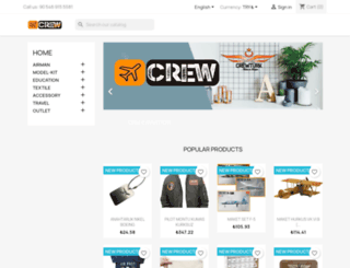 crewshop.com.tr screenshot