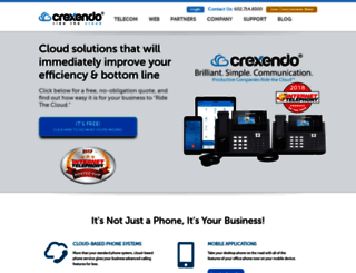 crexendotelecom.com screenshot