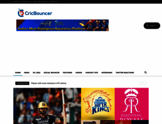 cricbouncer.com screenshot