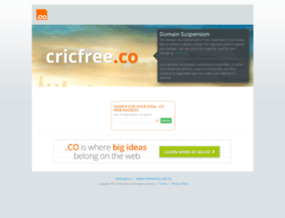 cricfree.co screenshot